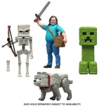 Minecraft filmo figūrėlė su priedais (atsitiktinis veikėjas)