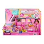 Barbie kemperis &bdquo;Road Trip&ldquo; su &scaron;uniuku ir stovyklavimo priedais