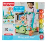 Fisher-Price vėžliuko vaik&scaron;tynė-stumdukas su kamuoliukais