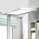 Sidabrinės spalvos biuro LED tor&scaron;eras Dorean