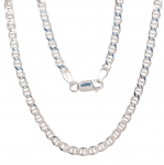 Sidabrinė grandinėlė Marina 3.9 mm, briaunų apdirbimas deimantu, Sidabras 925 praba