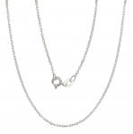 Sidabrinė grandinėlė Anchor 1 mm , briaunų apdirbimas deimantu, 47, 2.1 g, Sidabras 925 praba