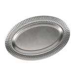 Padėklas metalinis ANTIQUE SILVER 41x26,5 cm