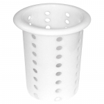 Įdėklas stalo įrankiams, plastikinis, apvaus, perforuotas