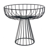 Krep&scaron;ys metalinis, juodas 30x28 cm