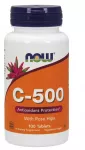Vitamin C-500 with Rose Hips - 100 tablečių - NOW Foods