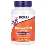 Resveratrol, 200mg - 120 kapsulių - NOW Foods