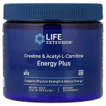 Creatine & Acetyl-L-Carnitine Energy Plus - 233 grams - Life Extension