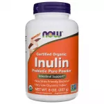 Now Foods inulinas, grynas milteliai, ekologi&scaron;ki - 227 g