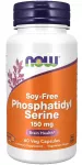 Phosphatidyl Serine, 150mg Soy Free - 60 kapsulių - NOW Foods