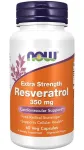 Resveratrol, Extra Strength 350mg - 60 kapsulių - NOW Foods