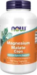 Magnesium Malate kapsulių - 180 kapsulių - NOW Foods