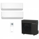 Panasonic 5.3kW/6.4kW &bdquo;Multi-Split&ldquo; komplektas su dviem 3.5kW/4.2kW HZ Flagship vidiniais blokais