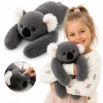 Terapinis Svorinis Pliu&scaron;inis Koala 65 cm, 1 kg &ndash; Raminantis Žaislas Vaikams Ir Suaugusiems