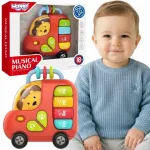 Interaktyvus Pianinukas-Autobusiukas su Liūtuku &ndash; Muzika, Garsai ir &Scaron;viesos Vaikams nuo 18 mėn.