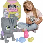 Pamper Petz Interaktyvi Katytė &ndash; Geria, &Scaron;lapinasi, su Buteliuku ir Čiulptuku