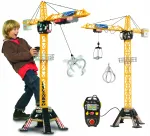 Didelis Statybinis Kranas Dickie Toys &ndash; Nuotoliniu Būdu Valdomas, 120 cm, su Garso Efektais