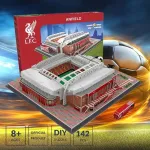 Anfield Stadiono 3D Dėlionė &ndash; Liverpool FC Klubo Modelis, 142 Detalės