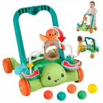 Fisher-Price Vėžliukas &ndash; Aktyvinanti Vaik&scaron;tynė-Stūmiklis 2 Viename Su Kamuoliukais