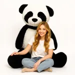Didelis Pliu&scaron;inis Me&scaron;kinas Panda 220 cm &ndash; Milžini&scaron;ka Mink&scaron;toji Maskotka