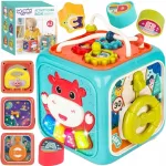Woopie Baby Interaktyvus Sensorinis Edukacinis Montessori Kubas-Rū&scaron;iuoklė 6in1
