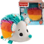 Fisher-Price Sensorinis Pliu&scaron;inis Ežiukas &ndash; Montessori Žaislas Kūdikiams