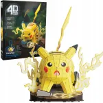4D Build Pokemon Pikachu 3D Dėlionė &ndash; Surenkamas Modelis, 201 Detalė, 33 cm