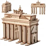 Medinis 3D Modelis Brandenburgo Vartai &ndash; Surenkama Fanieros Dėlionė