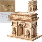 Medinis 3D Modelis &bdquo;Paryžiaus Triumfo Arka&ldquo; &ndash; Surenkama Fanieros Dėlionė