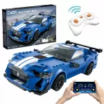 CaDA Konstruktorius &ndash; Nuotoliniu Būdu Valdomas Sportinis Automobilis Blue Knight 500, Dual Mode RC, 325 Detalės