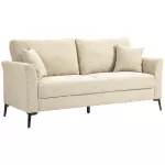 Dvivietė sofa, 179 &times; 80 &times; 89 cm, smėlio spalvos