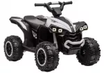 Vaiki&scaron;kas keturratis Can-Am, 12V, 2x45W, su nuotolinio valdymo pultu, baltas
