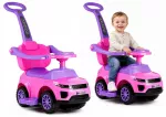Vaiki&scaron;kas paspirtukas-automobilis, 65 cm auk&scaron;čio, rožinis