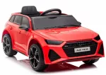 Vaiki&scaron;kas elektromobilis Audi RS 6, 12 V, 2x45W, raudonas