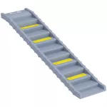 Sulankstoma rampa &scaron;unims su 10 pakopų, 154 &times; 40 cm, iki 25 kg
