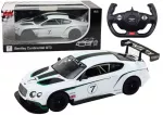 Nuotoliniu būdu valdomas automobilis Bentley Continental GT3, 1:14 mastelis, 38 cm, baltas