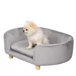 Sofa augintiniams su porankiais, 86 x 55 cm, pilka