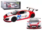 Radijo bangomis valdomas sportinis automobilis, 39 cm, 6+ metų berniukams, baltas su raudonu