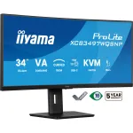 iiyama ProLite XCB3497WQSNP-B1 34" lenktas monitorius, UWQHD, USB-C dokas 95 W, KVM (XCB3497WQSNP-B1)