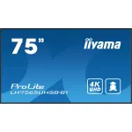 iiyama ProLite LH7565UHSB-B1 75" 4K reklaminis ekranas, 800 cd/m&sup2;, 24/7, Android 11 (LH7565UHSB-B1)