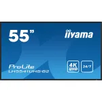 iiyama ProLite LH5541UHS-B2 55" 4K reklaminis ekranas, 24/7, USB grotuvas (LH5541UHS-B2)