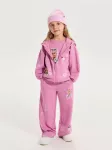 Sinsay - Plati kelnės su viskozės mi&scaron;iniu Barbie Active - rausva
