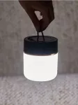 Sinsay - Ne&scaron;iojama LED lempa su rankena - tamsiai pilka