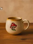 Sinsay - Puodelis su grybų ra&scaron;tu - balta