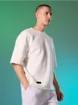 Sinsay - Džemperis su vafline tekstūra - balta