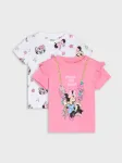 Sinsay - Medvilniniai mar&scaron;kiniai su spauda 2 pack Minnie and Figaro - rausva
