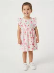 Sinsay - Babydoll stiliaus suknelė Peppa Pig - balta