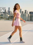 Sinsay - Crop top palaidinė - rausva
