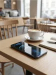 Sinsay - Grūdintas telefono stiklas iPhone 13/14 - balta