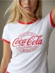 Sinsay - Dviejų dalių medvilninė pižama Coca-Cola - balta